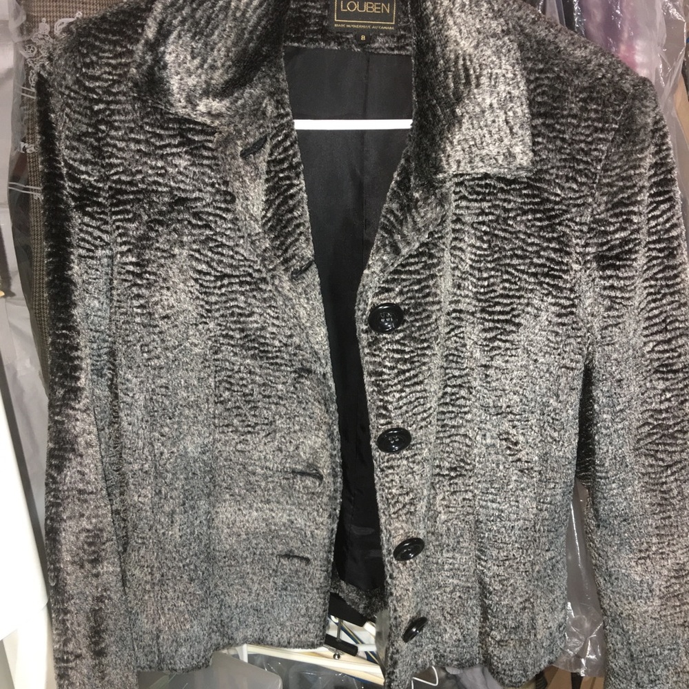 NWOT coat Size8 Designer LOUBEN Canada So Soft